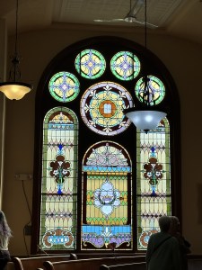 Stained glass window